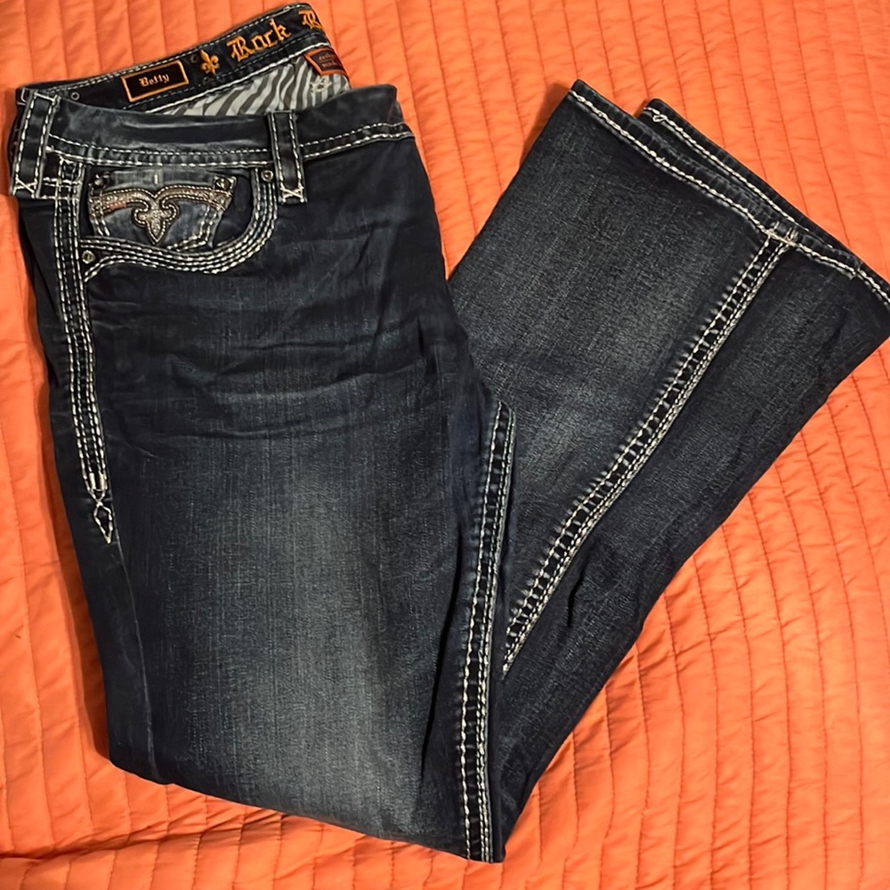 Rock revival Easy Boot dark wash jeans
